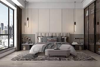 河源现代风格-卧室
