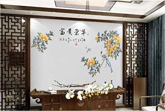 河源森佰汇航空纤维墙咔（富贵荣华）